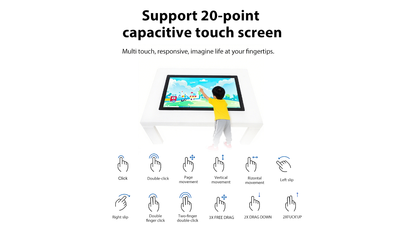 multi-touch LCD interactive table