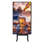 플로어 스탠딩 LCD 디스플레이 모바일 디지털 포스터