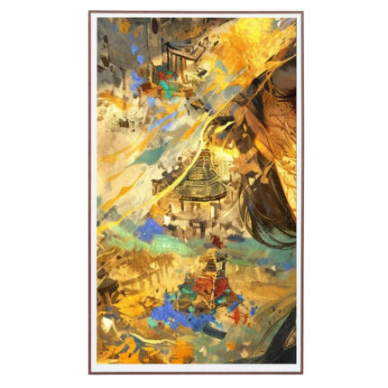 Wall-Mounted LCD Split-Screen Playback Digital Frame