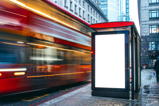 bus stop LCD advertising screen