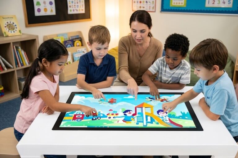 multi-touch LCD interactive table