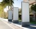 vertical custom advertising screens
