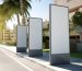 vertical custom advertising screens